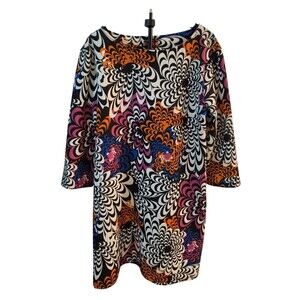 Isle By Melis Kozan XL Multi Color Abstract Midi Office Siren Business
